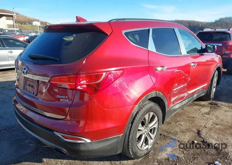 2015 Hyundai Santa Fe Sport 2.4L from USA, damaged, VIN 5XYZUDLB9FG255166